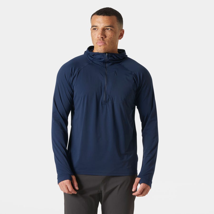 Men's Shine Solen Half-Zip Sun Hoodie
