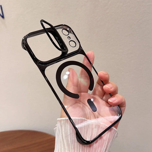 Luxury Plating Broderless Ultra Thin Magsafe Case for iPhone 17 16 15 14