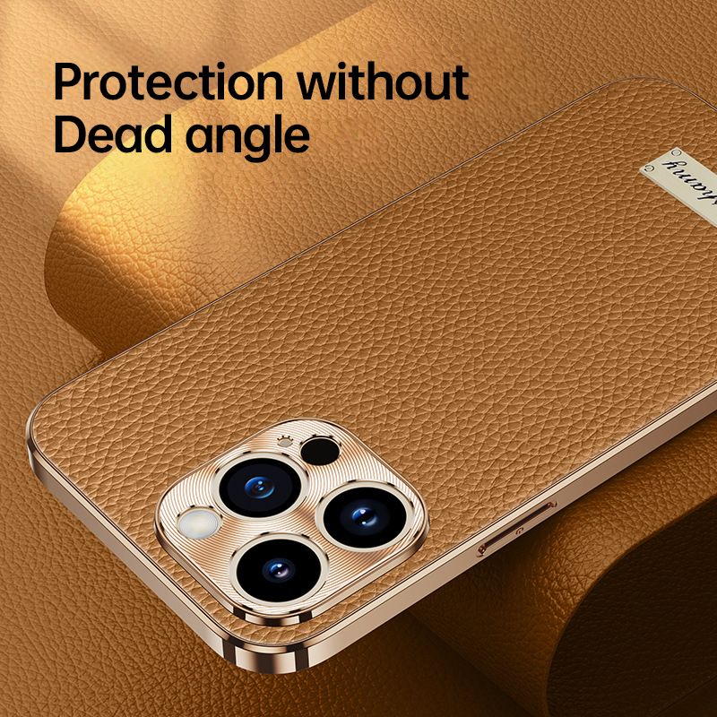 Premium Leather Anti-Fingerprint - Comfortable Grip iPhone 17 Series