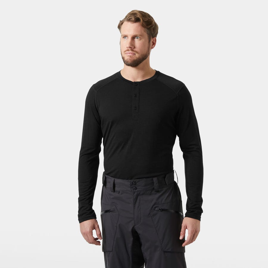 Men's Durawool Long Sleeve Henley