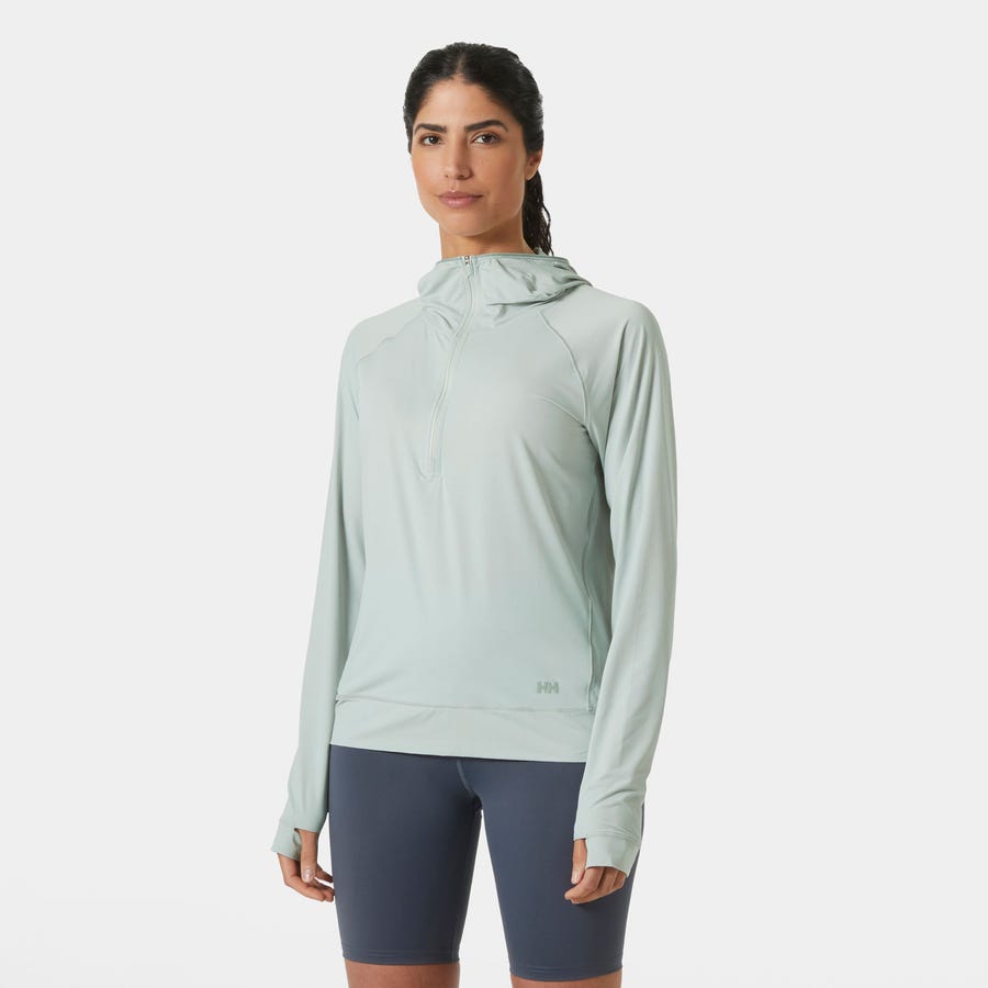 Women's Shine Solen Half-Zip Sun Hoodie