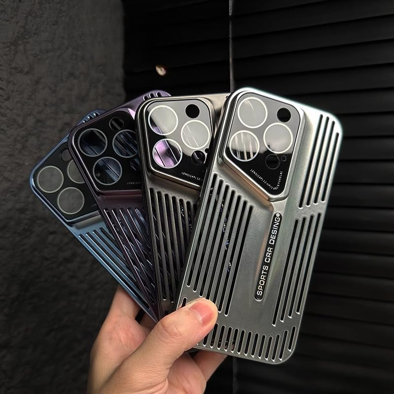 Electroplating Hollow Blade Heat Dissipation Case Suitable For iphone