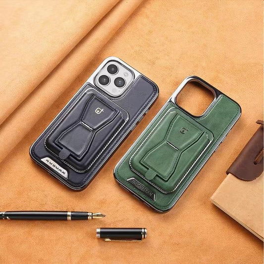 Leather Wallet Stand Phone Case For iPhone