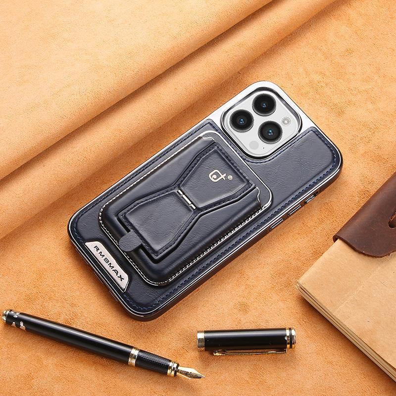 Leather Wallet Stand Phone Case For iPhone