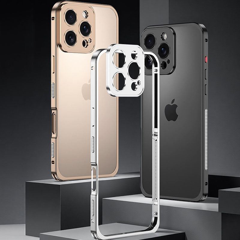 Summer Cooling Independent Frame Lens Cover Phone Case For iPhone