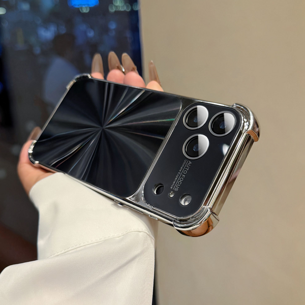 Full-size Shockproof Phone Case with AI button and CD Pattern for iPhone Series