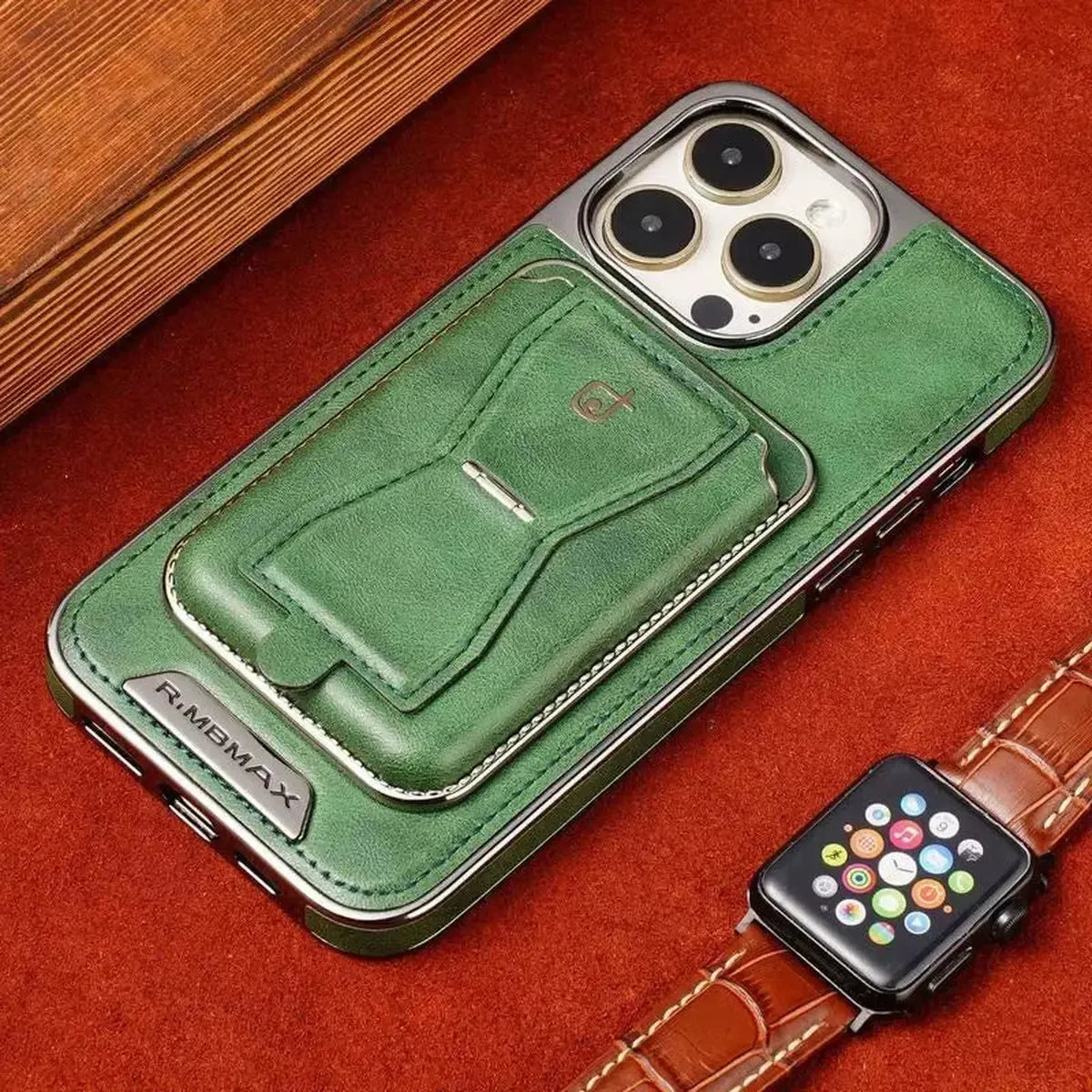 Suitable for iPhone Card Holder Magnetic Business Leather Mobile Phone Case